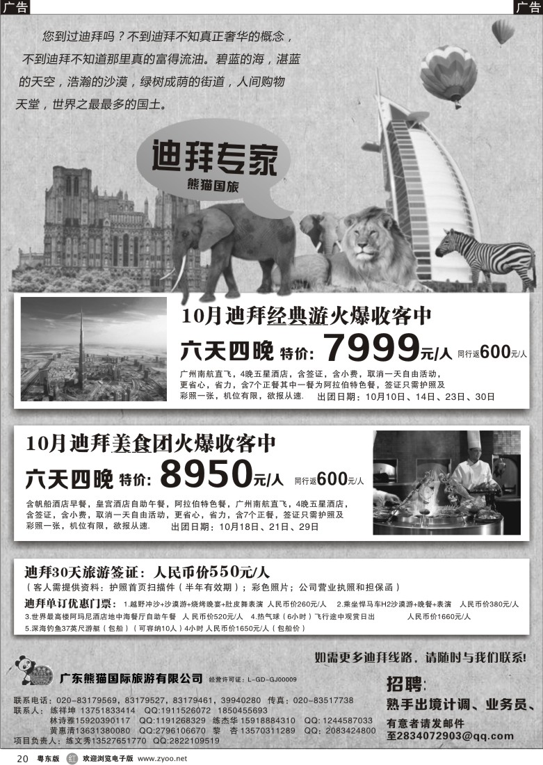 r黑20  迪拜专家-熊猫国旅