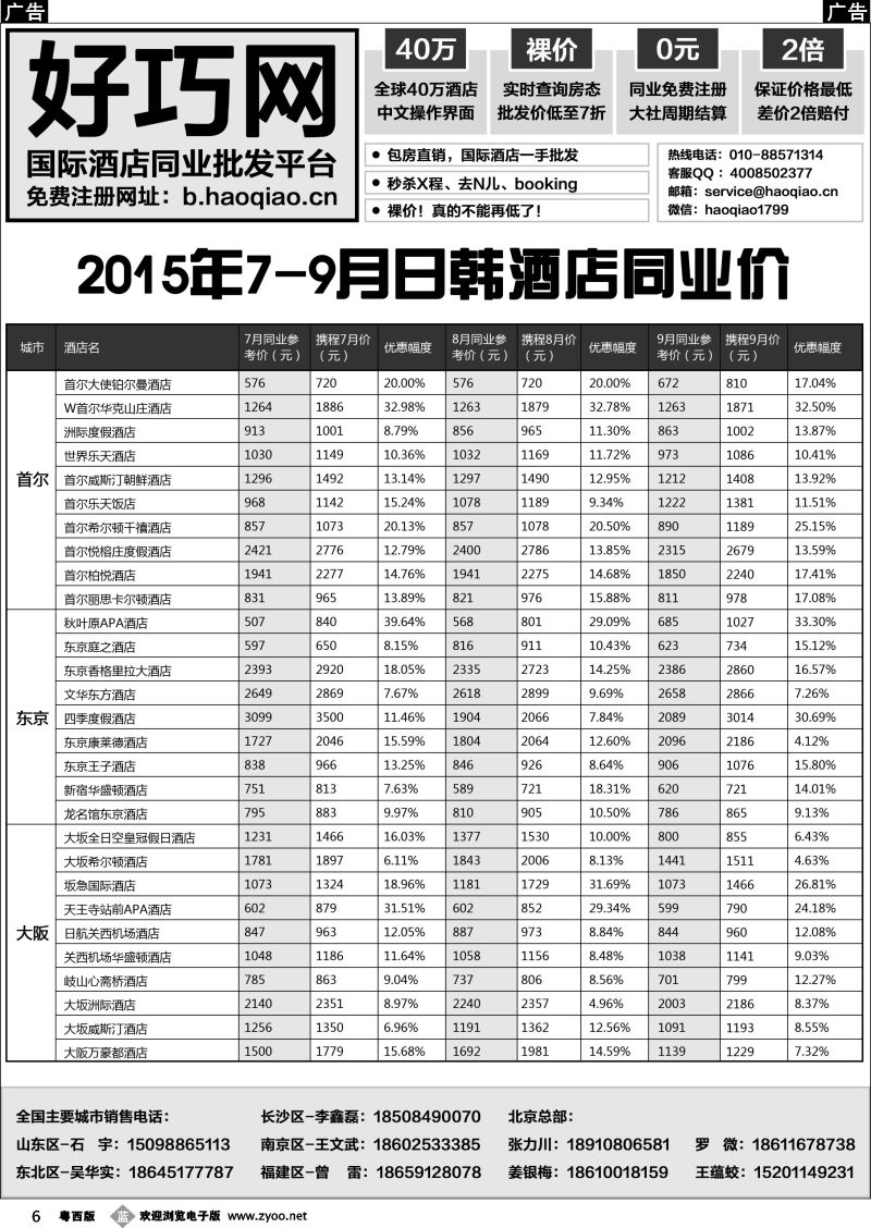 b6 好巧网-国际酒店同业批发平台