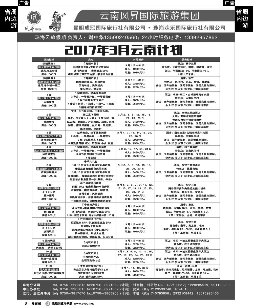 r8 云旅假期——谢中华（云南风昇国旅）