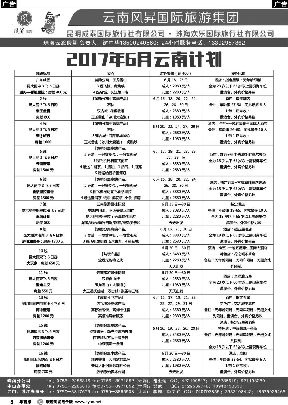 r8 云旅假期——谢中华（云南风昇国旅）