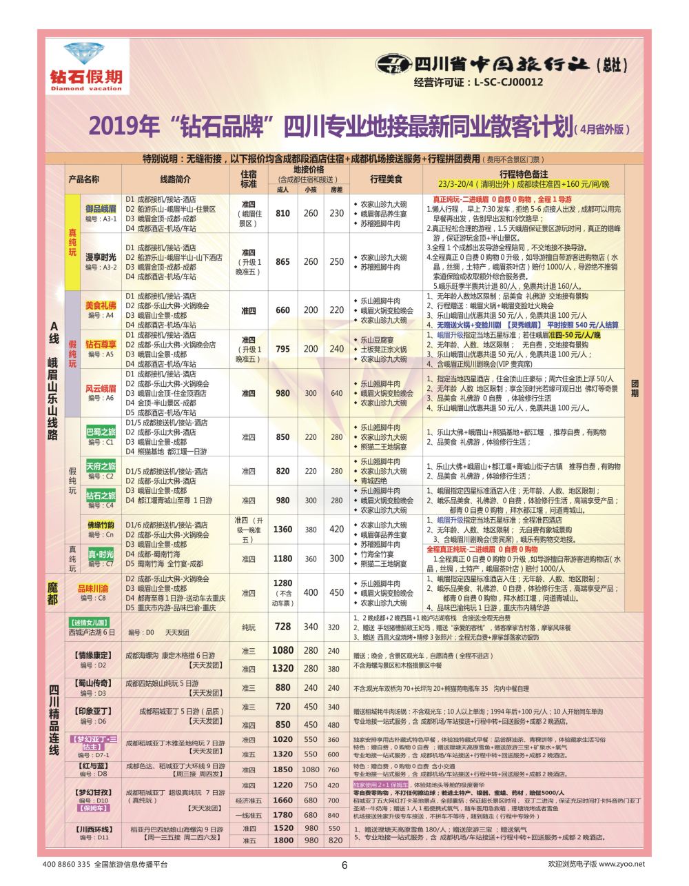 06 钻石假期—四川省中国旅行社（总社）1