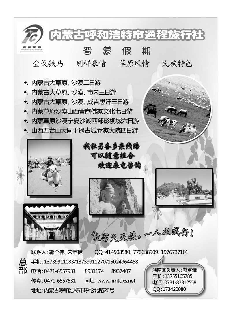 b91内蒙古呼和浩特市通程旅行社有限责任公司