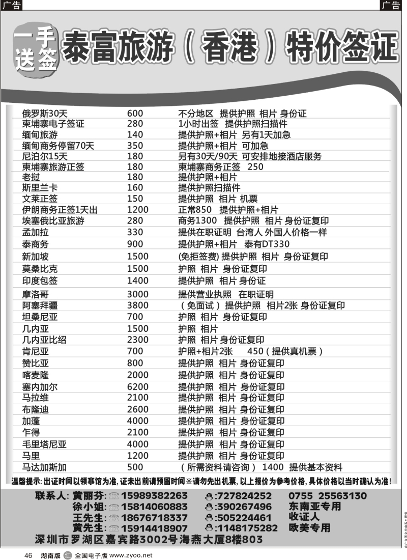r黑046  泰富签证 伊朗 缅甸 尼泊尔 坦桑尼亚 斯里兰卡