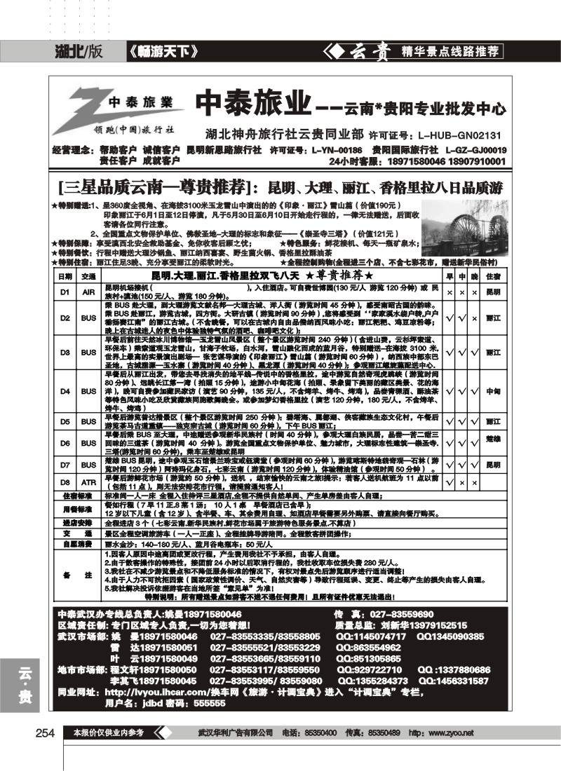 254中泰旅游--云南贵阳专业批发中心(三)