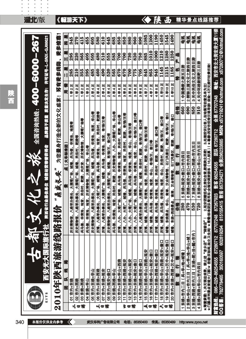340古都文化之旅--西安篇（一）