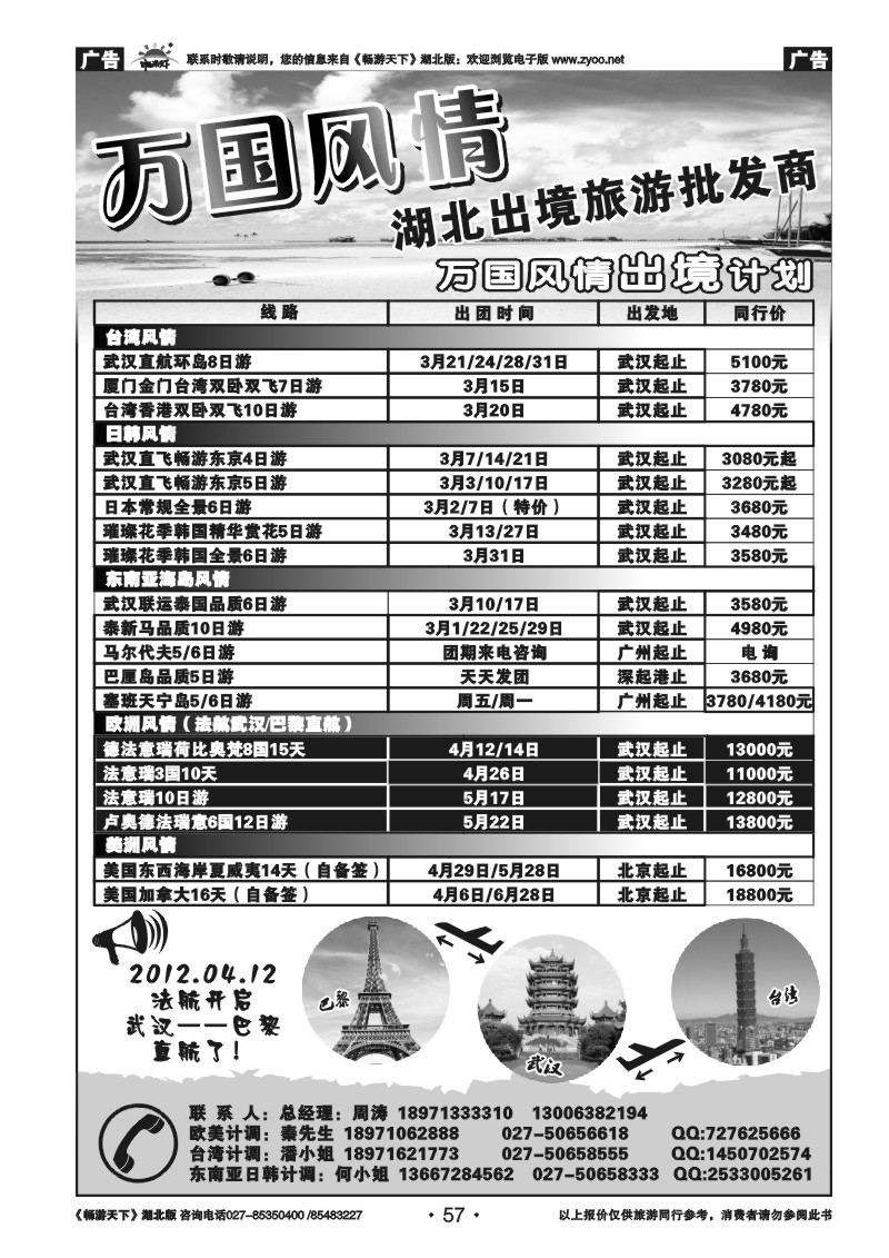 57万国风情
