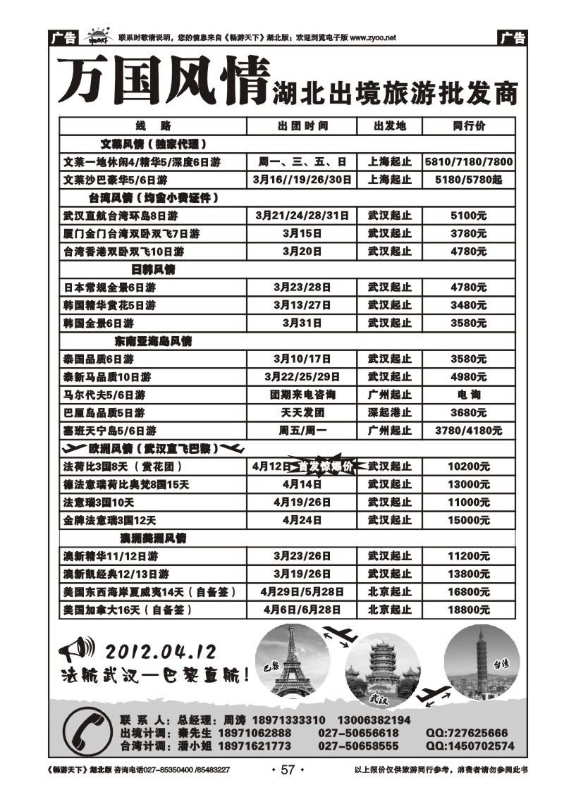 57万国风情