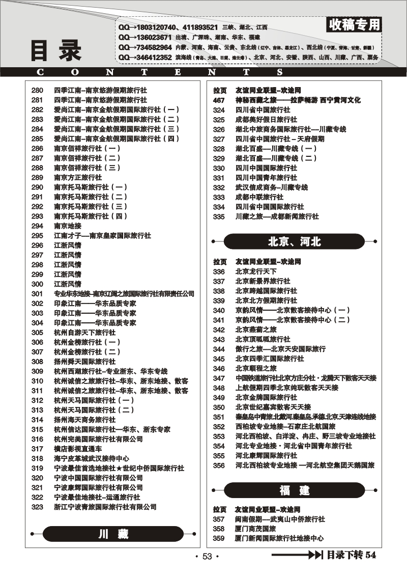 r53畅游天下湖北版目录
