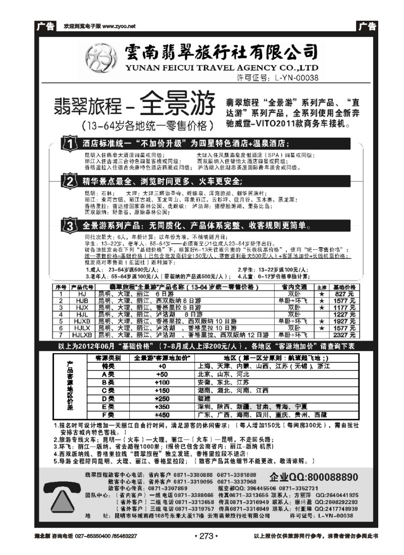273云南翡翠旅程—全景游