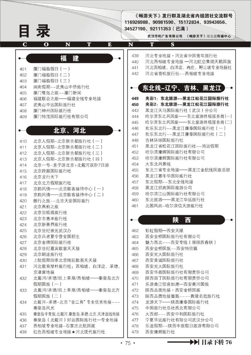r075湖北版目录