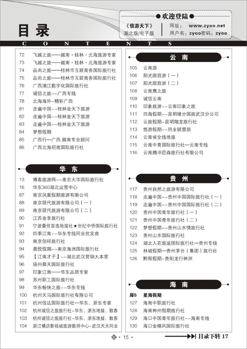 r015目录
