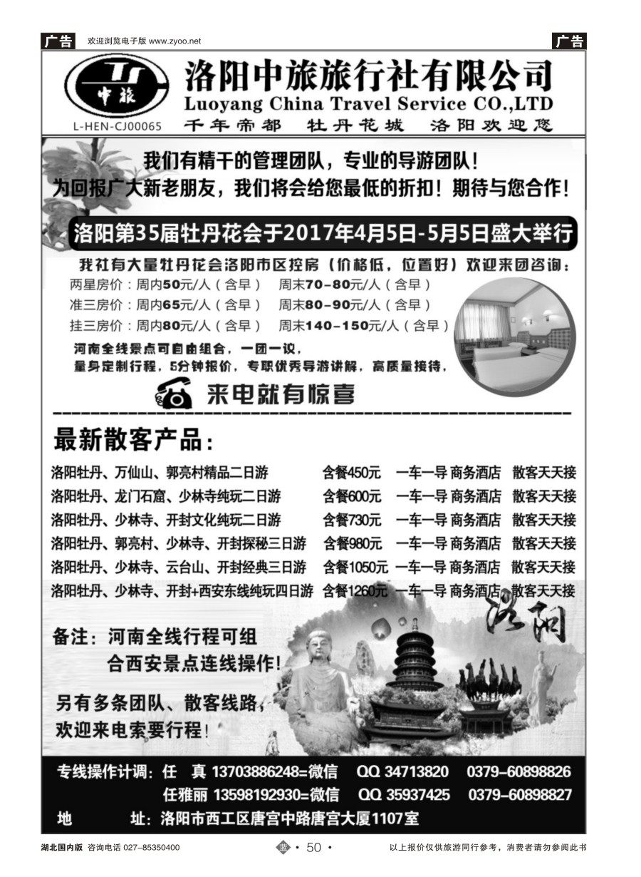 50专业河南地接-洛阳中旅（任真）