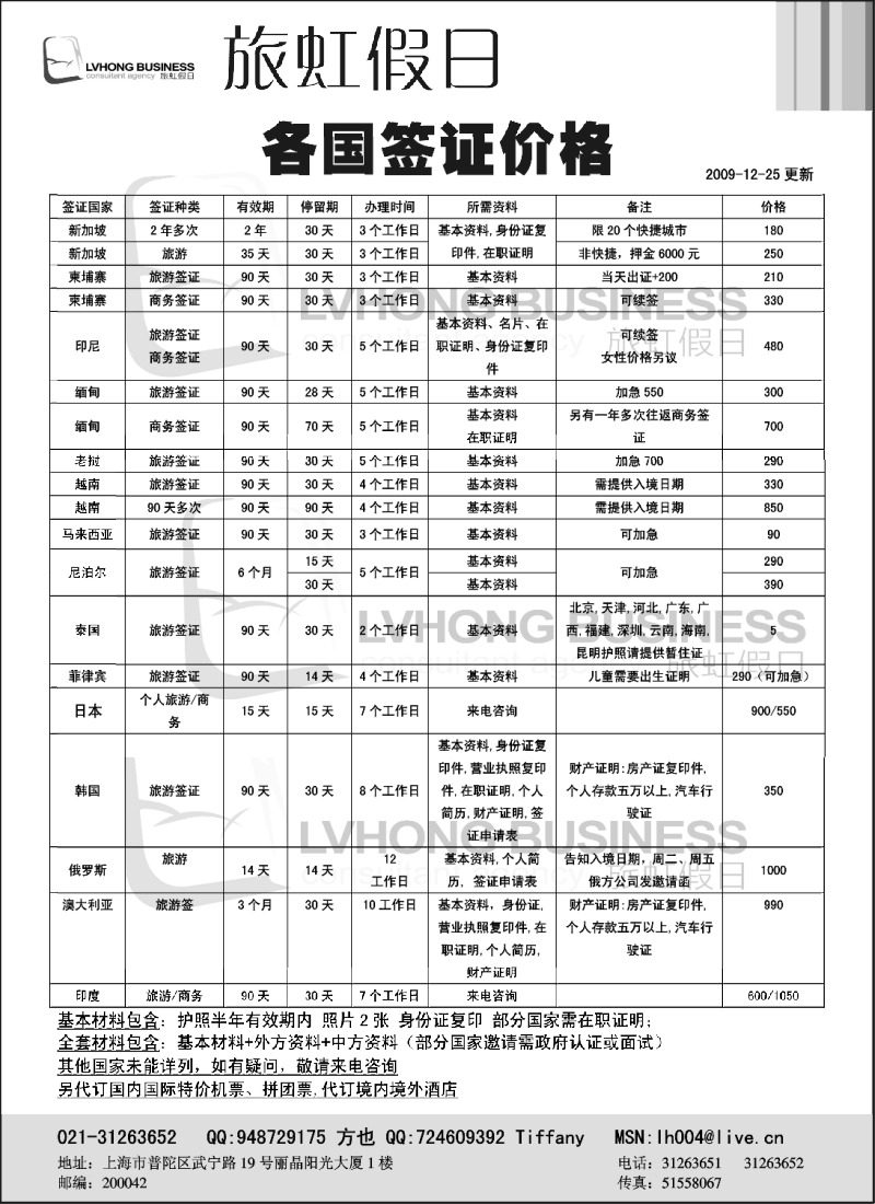 d彩11 旅虹假日-签证