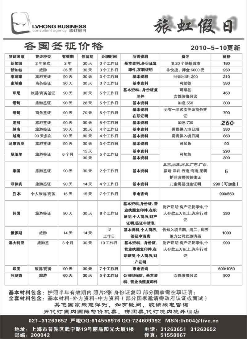 d2 旅虹假日-签证
