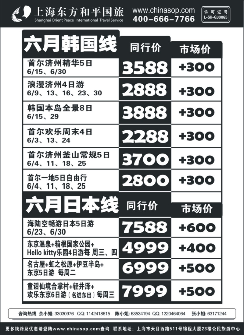 d8 上海东方和平国旅—日韩