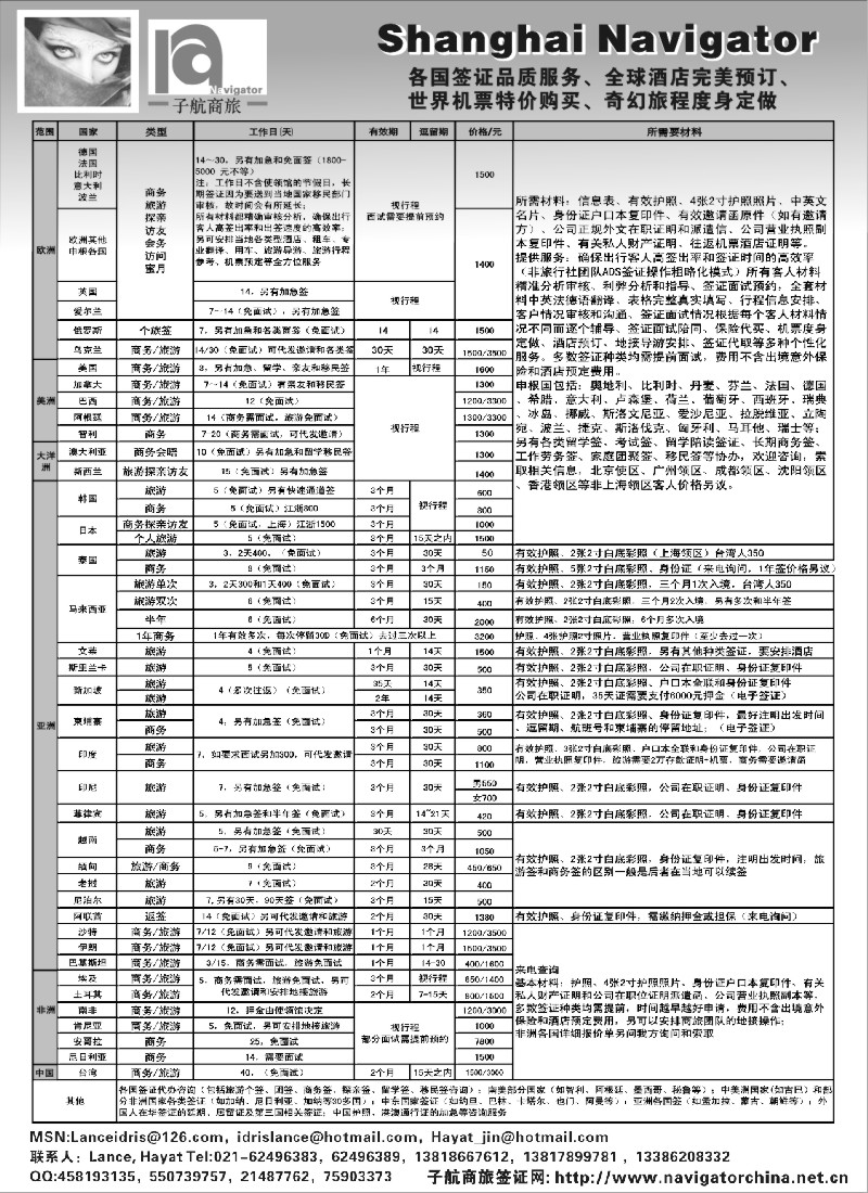 d4 NavigtorChina子航商旅网-全球签证 酒店 地接 机票