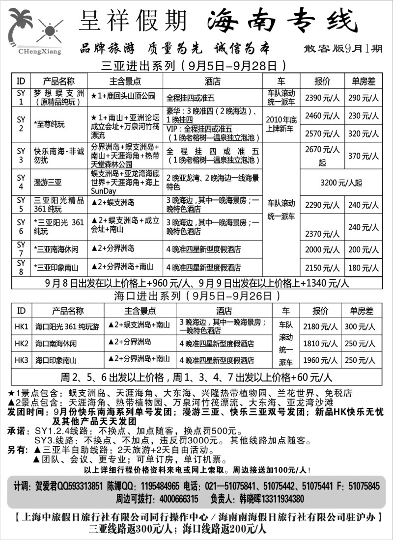 c57 呈祥假期--海南游