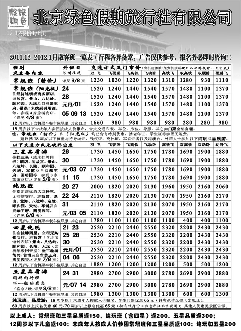 c10  北京绿色假期旅行社有限公司