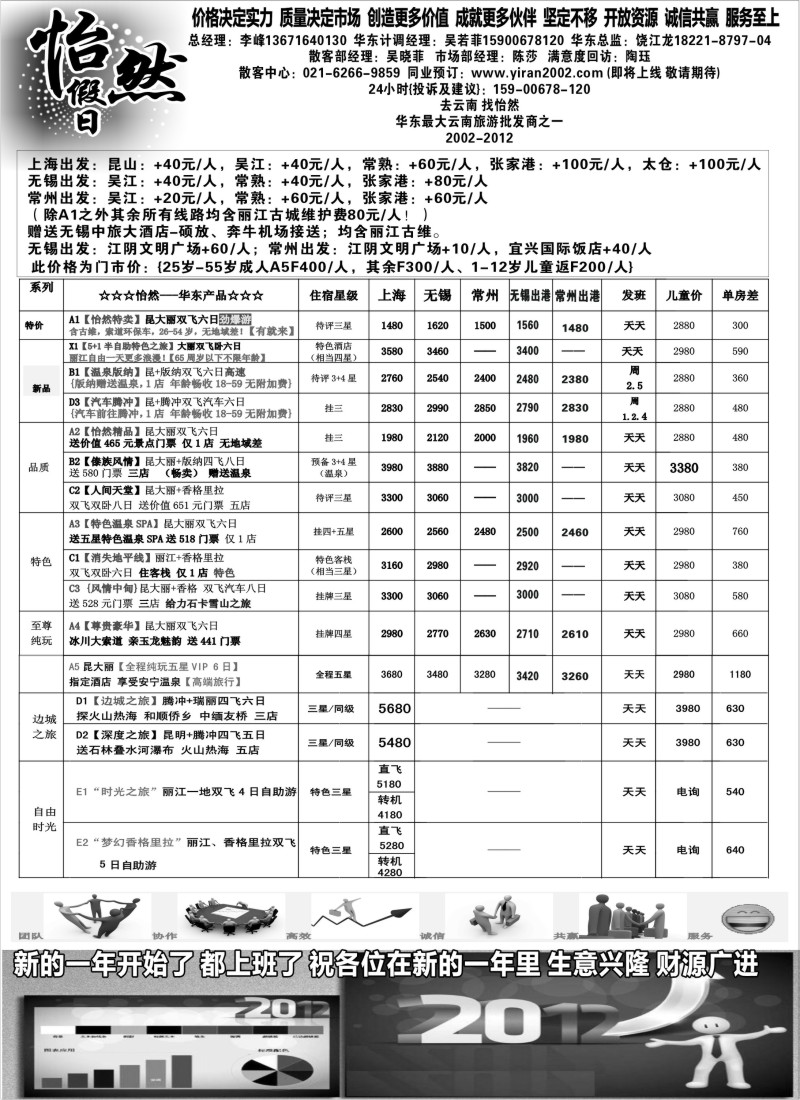 c31  云南省国际旅行社-怡然假期