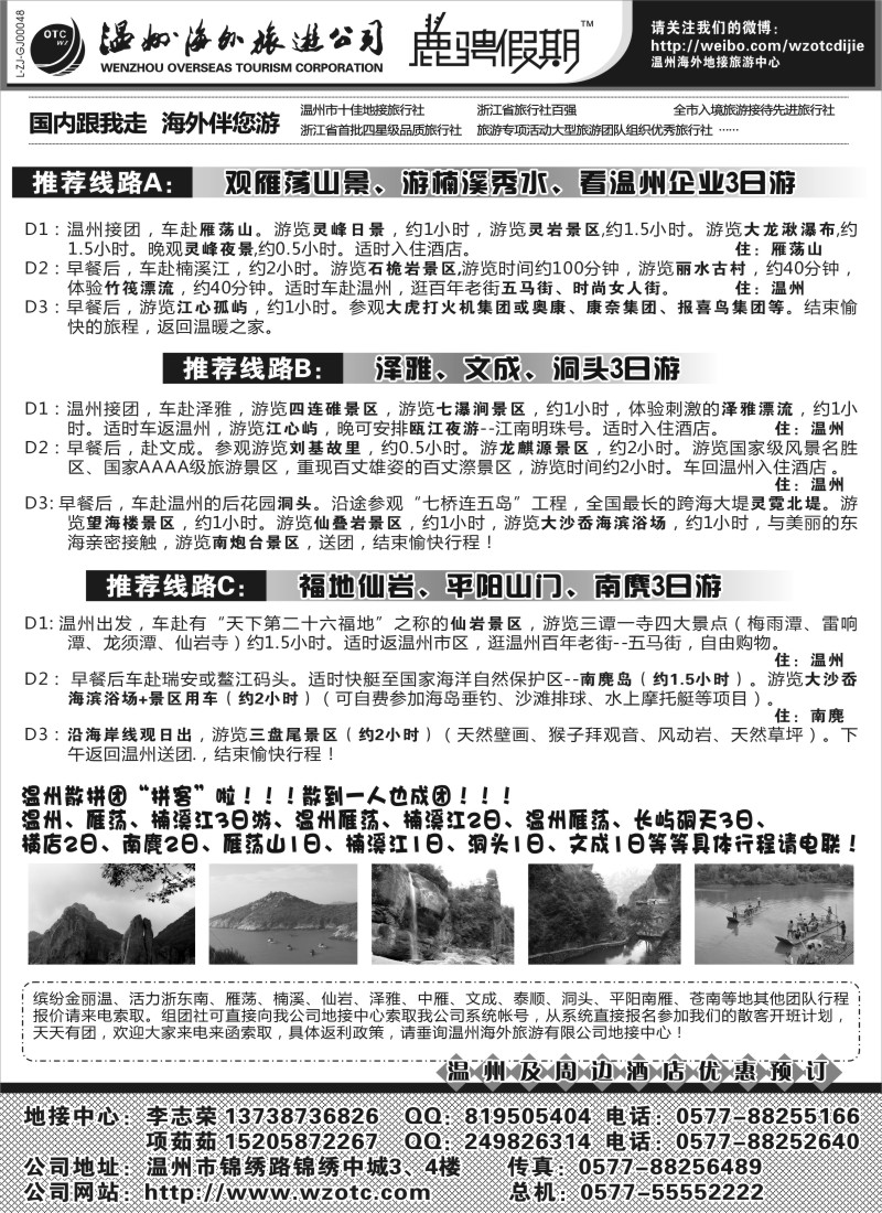 d31 温州海外旅游有限公司