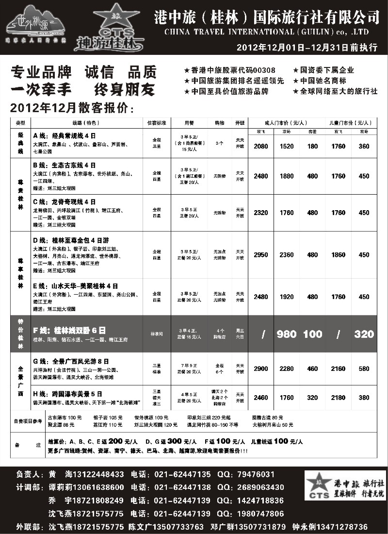 c25  桂林港中旅--谭莉莉