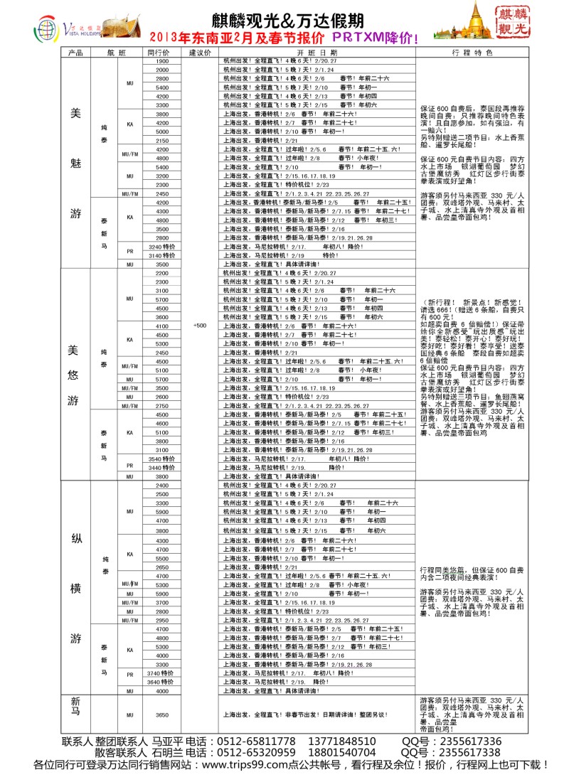 d2  万达假期-东南亚
