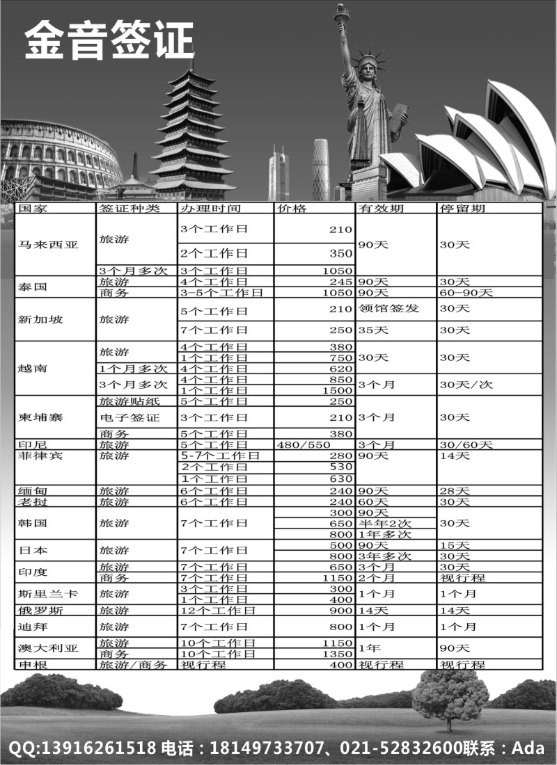 d25 金音签证