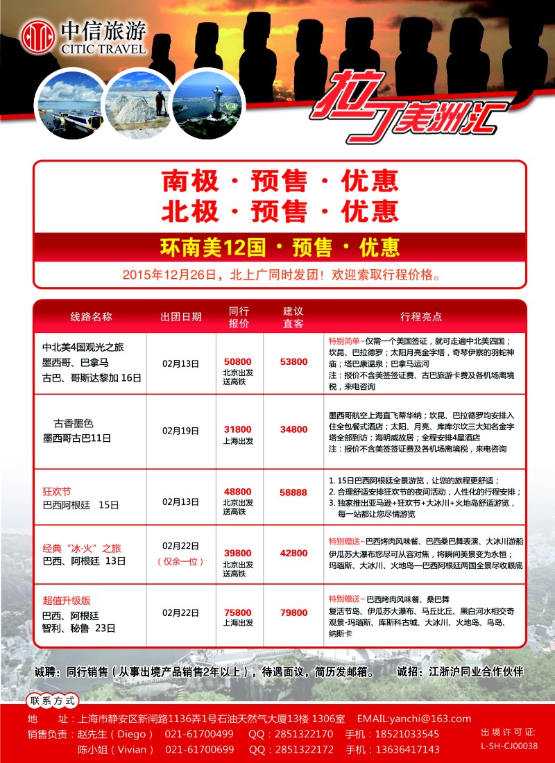 d019  中信旅游-拉丁美洲