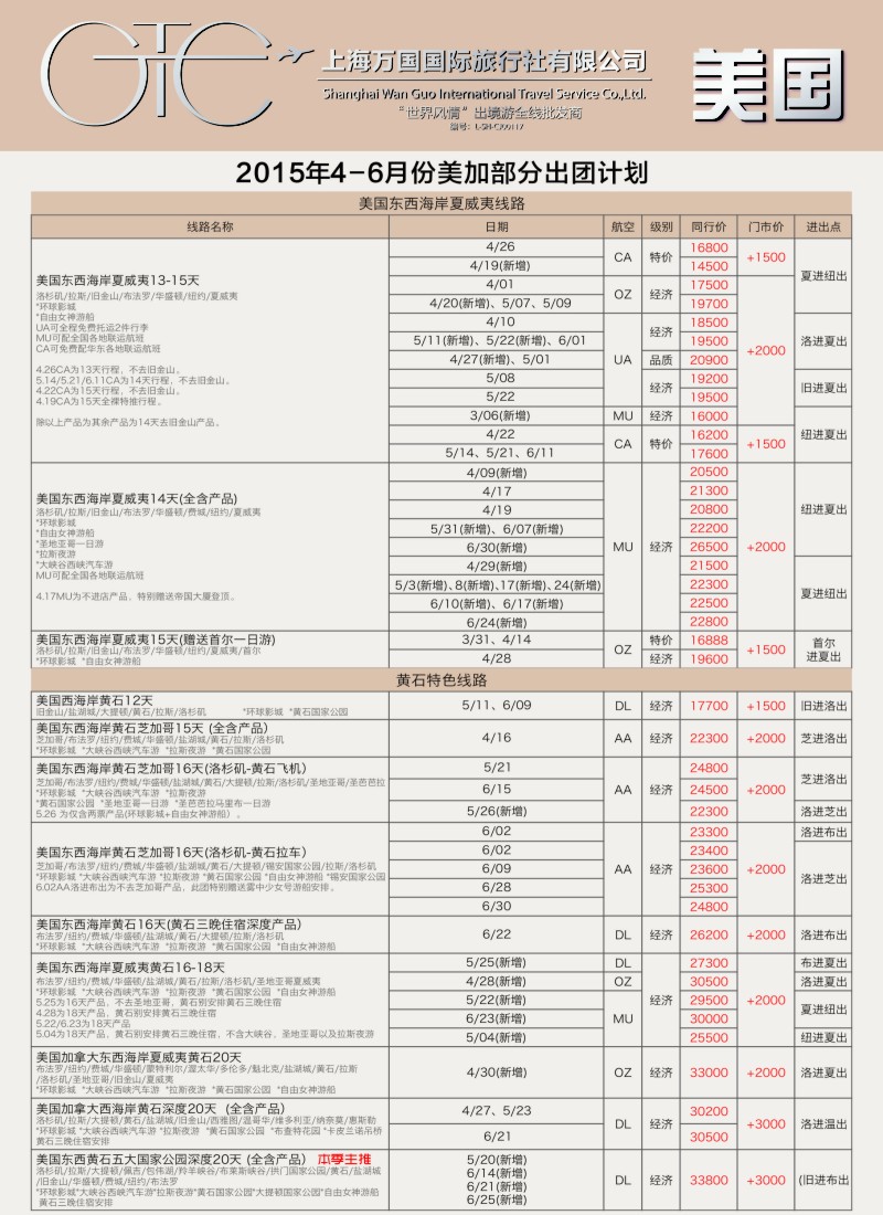 d7万国国旅-美加