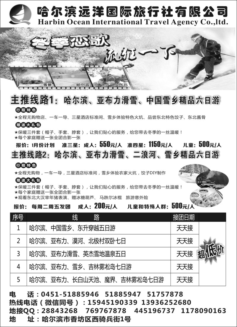 c9哈尔滨远洋国际旅行社有限公司