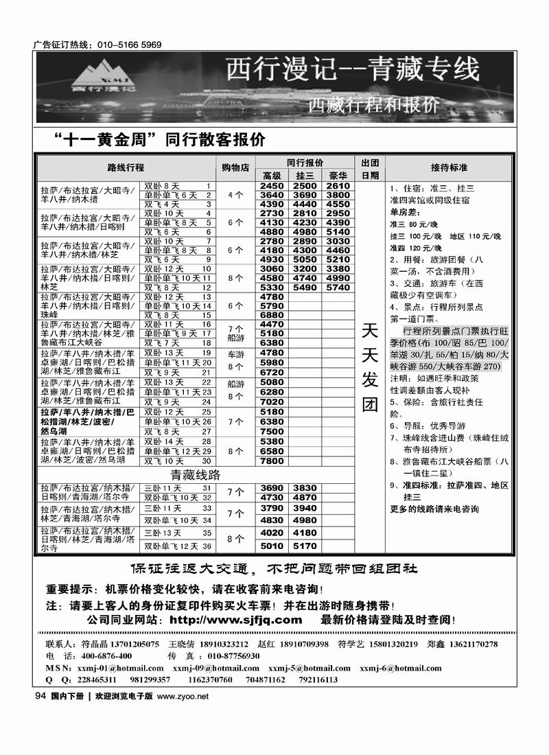 西行漫记青藏专线前排94