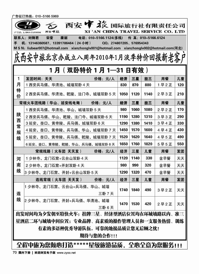 西安中旅（右手页一定往前放）70