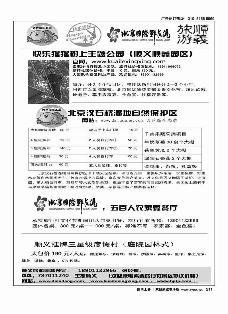 顺义旅游：鲜花港郁金香花节【用餐】.【采摘】