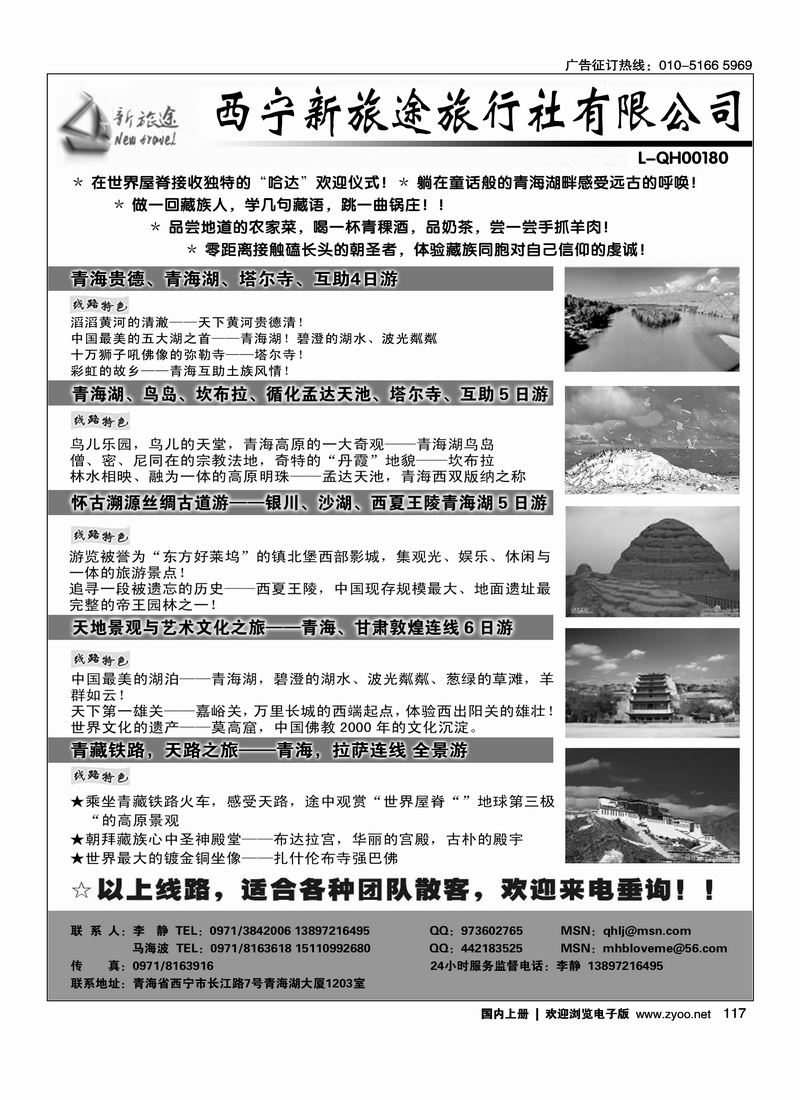 西宁新旅途旅行社有限公司