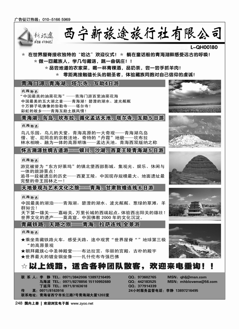西宁新旅途旅行社有限公司