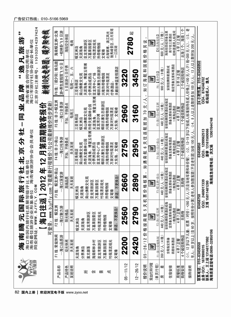 逸凡旅游海南同业批发1