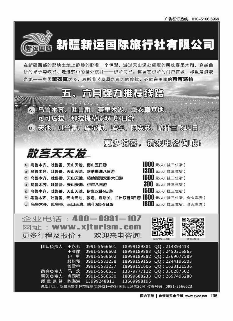 195新疆新运国际旅行社有限公司