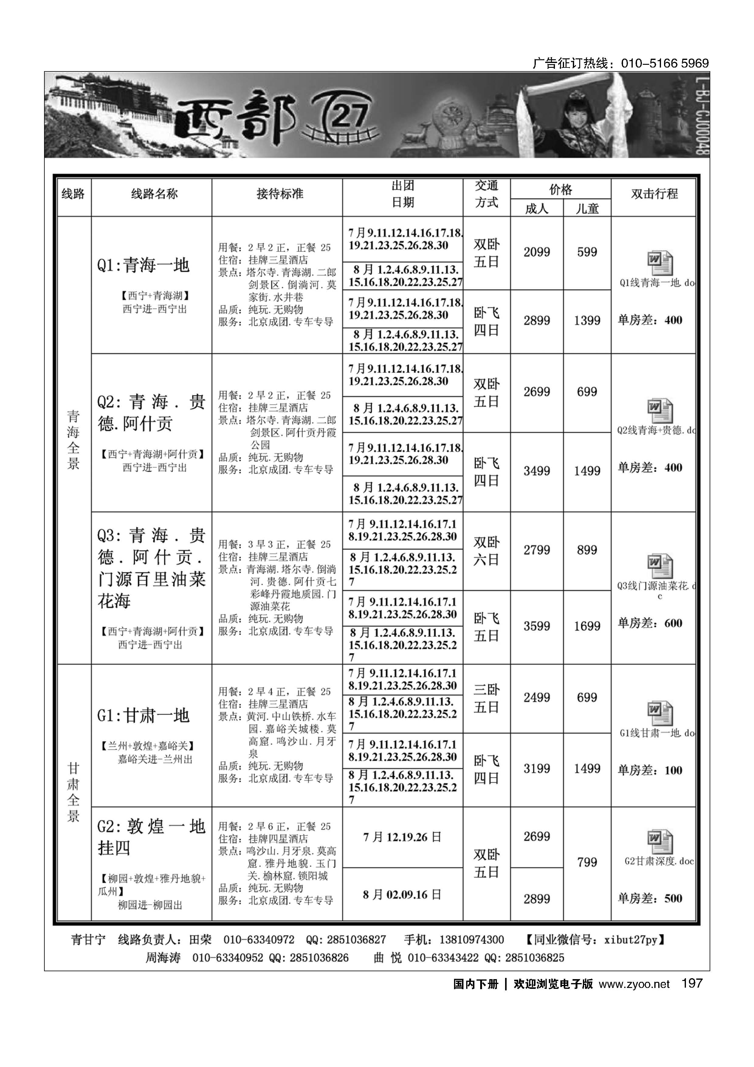 197西部T27—西藏、甘青宁、呼伦贝尔，阿尔山