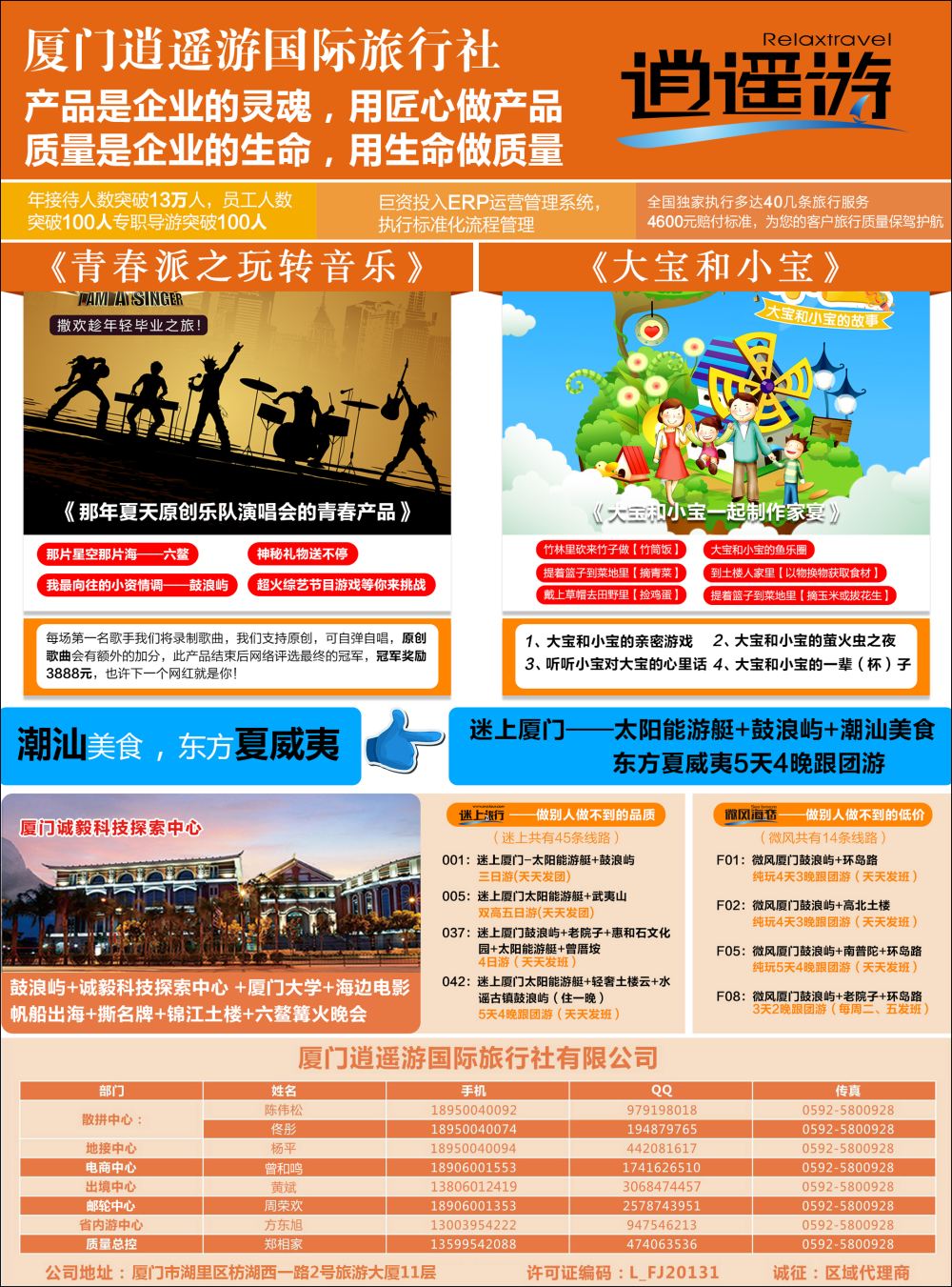 厦门逍遥游国际旅行社有限公司彩4