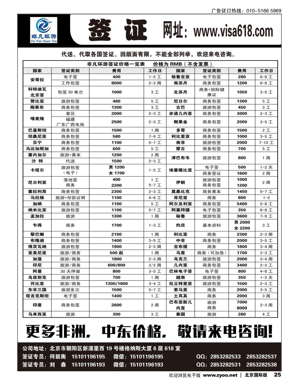 25非凡环游签证