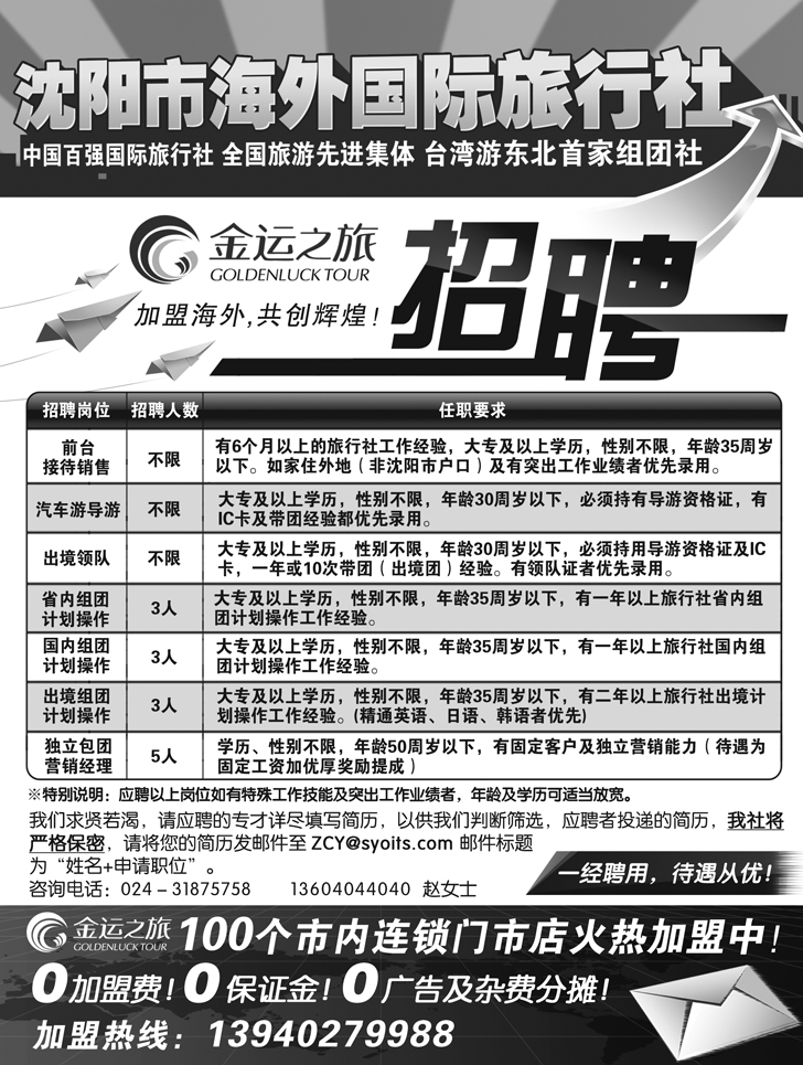 a-扉4沈阳市海外招聘