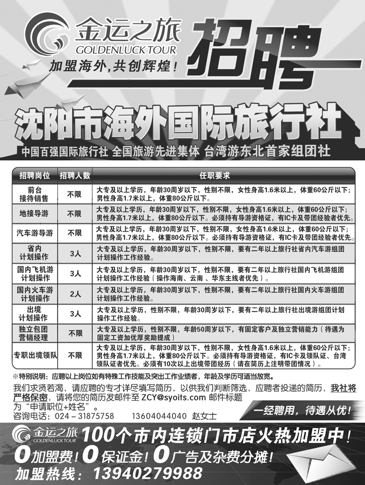 a-扉1沈阳市海外招聘64(gai)