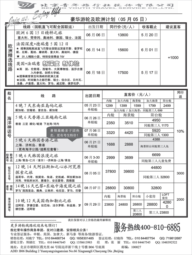 b-p4北青旅游轮部