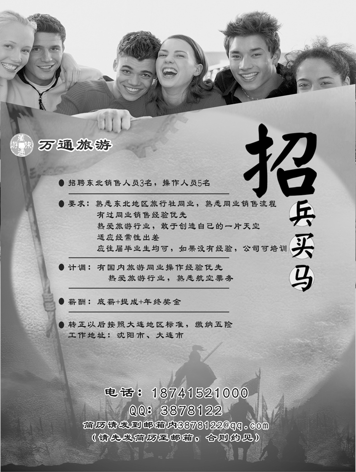 万通旅游招聘版
