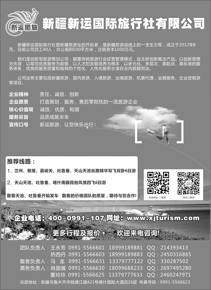 新疆新运国际旅行社有限公司2其它版