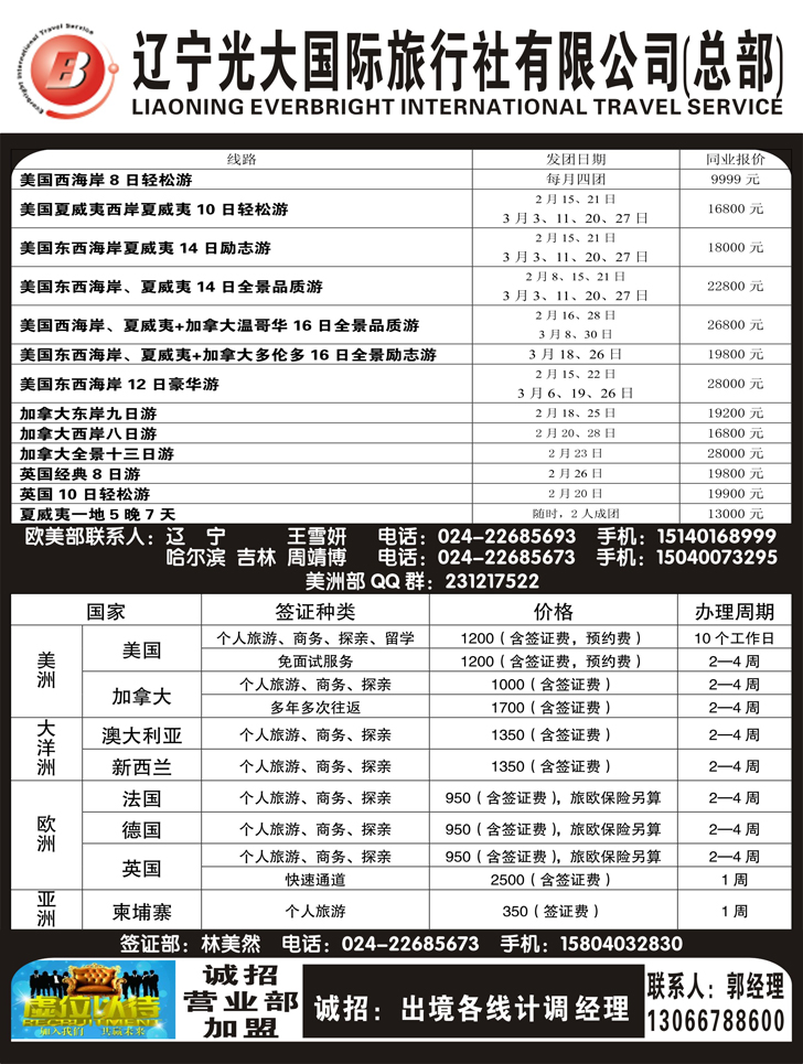 辽宁光大国旅行社1