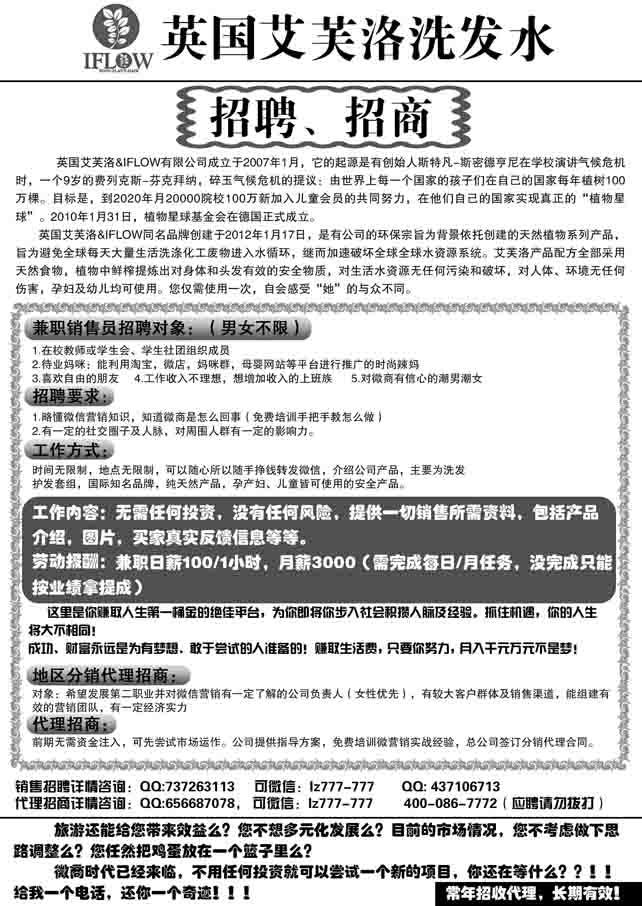 a-黑40艾芙洛招聘招商