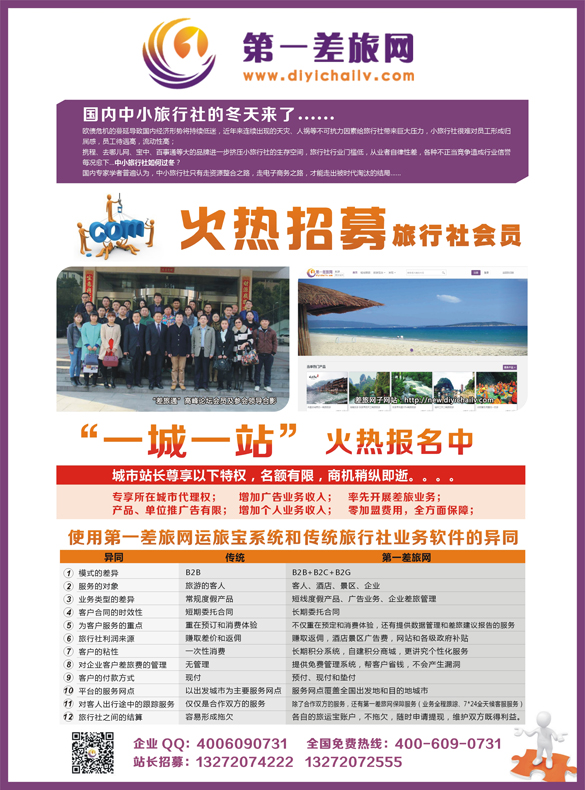 b彩7 第一差旅网会员和站长招募（全国版本）