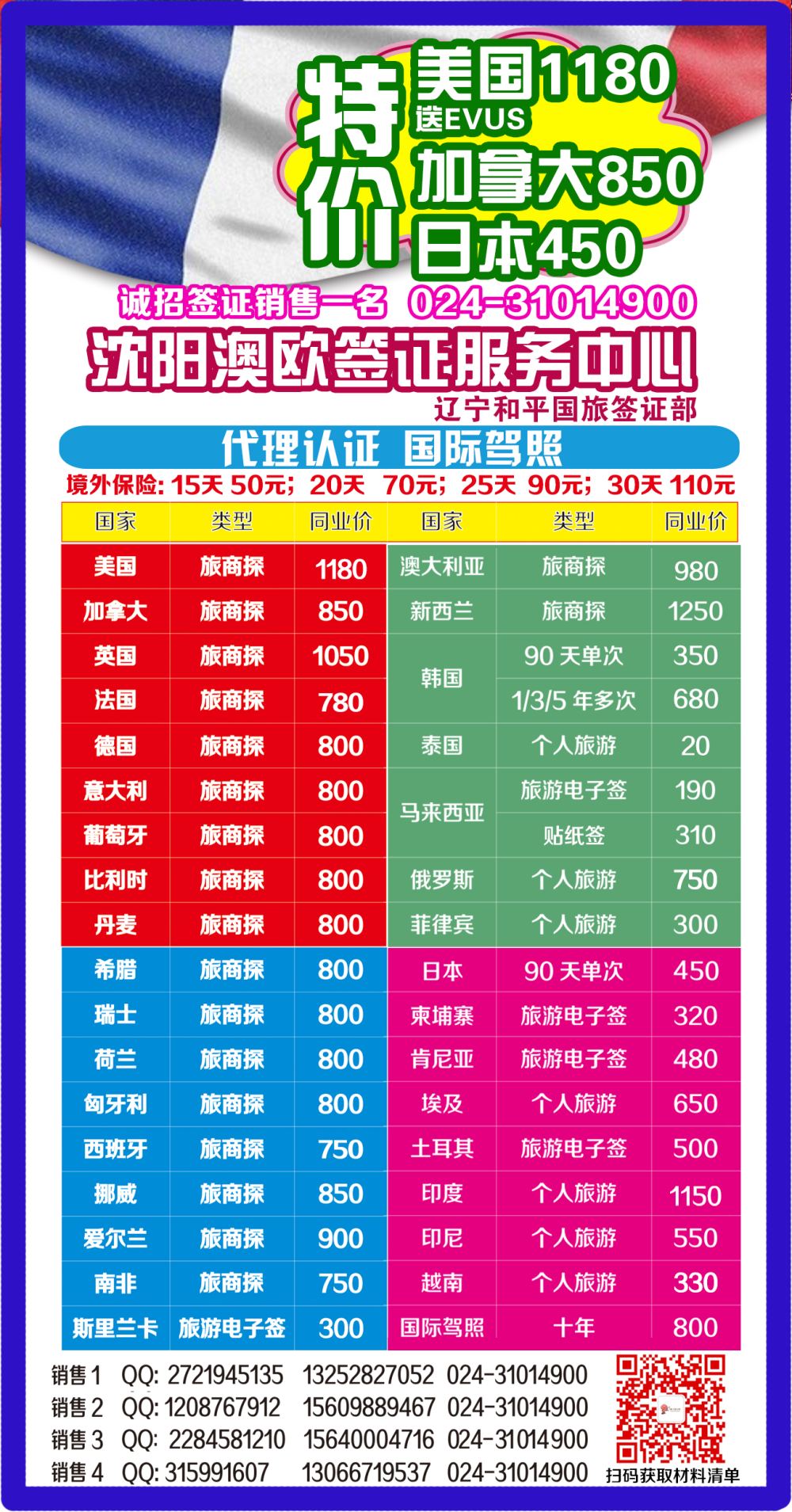 B-彩02沈阳澳欧签证服务中心目录侧条刊花