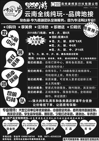 D-黑7-昆明康辉-云南全线地接｛1143｝ (东北+广西)